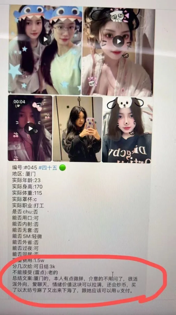 相亲资料 可走U