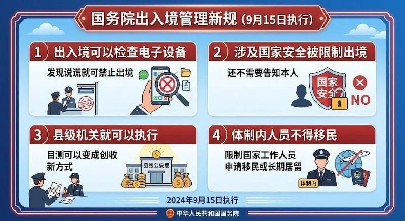 #网友投稿：我是出入境总局内部人员。关于这次新规，外界看到的总是片面的，我就谈谈我知道的一些事情。