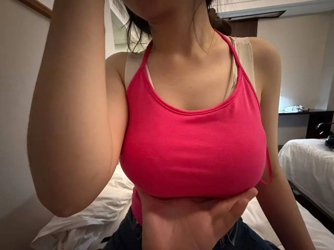 不要羡慕群主 把玩 #奶子 #live图