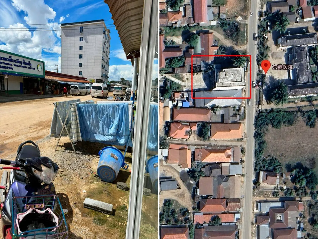 金三角特外，东鹏对面的酒店被冲了，现场抓了100多号人，目前全部等着充值。