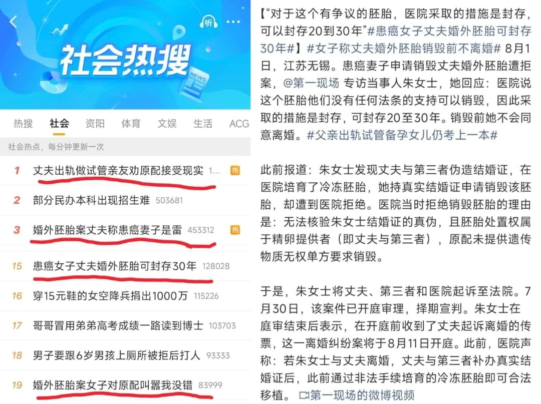 一个是女方出轨，生了非亲生的野种，男方一家实打实接盘养了十几年，儿子去世爷爷奶奶判输，一分钱赔偿都拿不到，继续养着。 图片 2